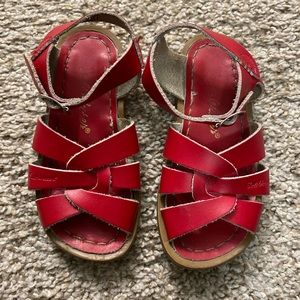 Red Toddler Saltwater Sandals